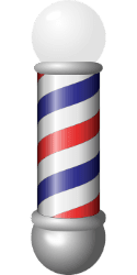 Barber pole info left